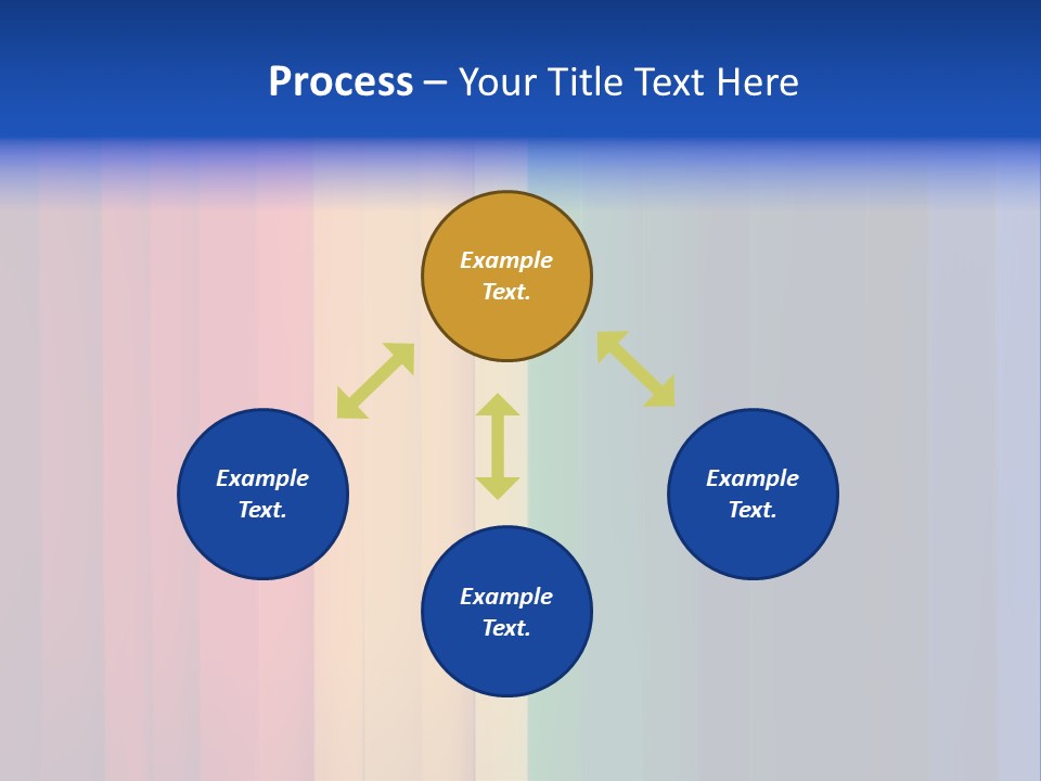 Row Stripes Abstract PowerPoint Template