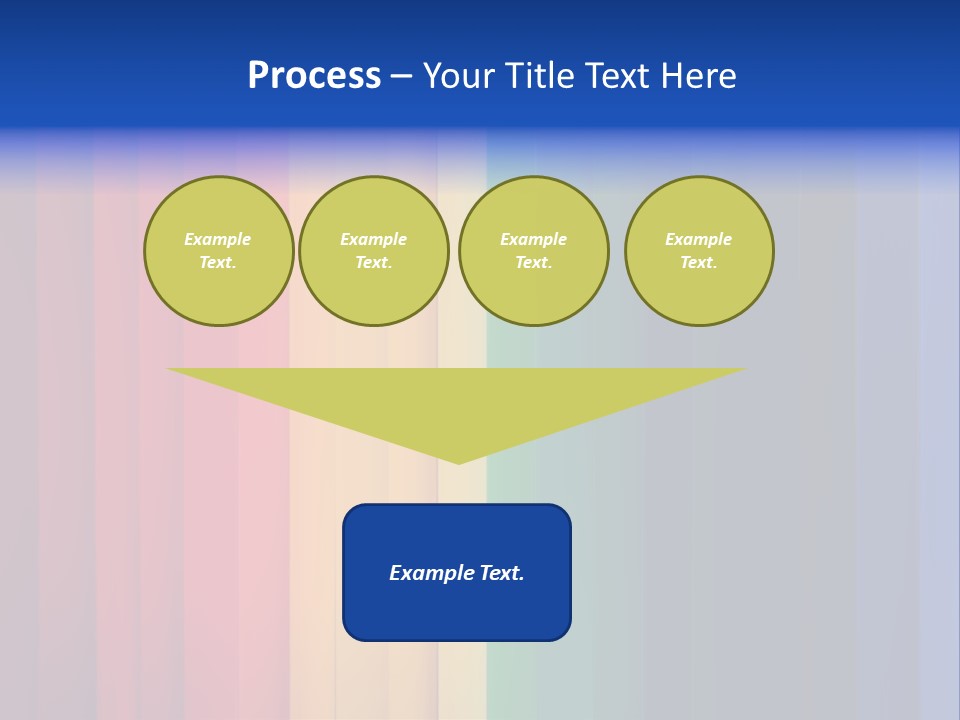 Row Stripes Abstract PowerPoint Template
