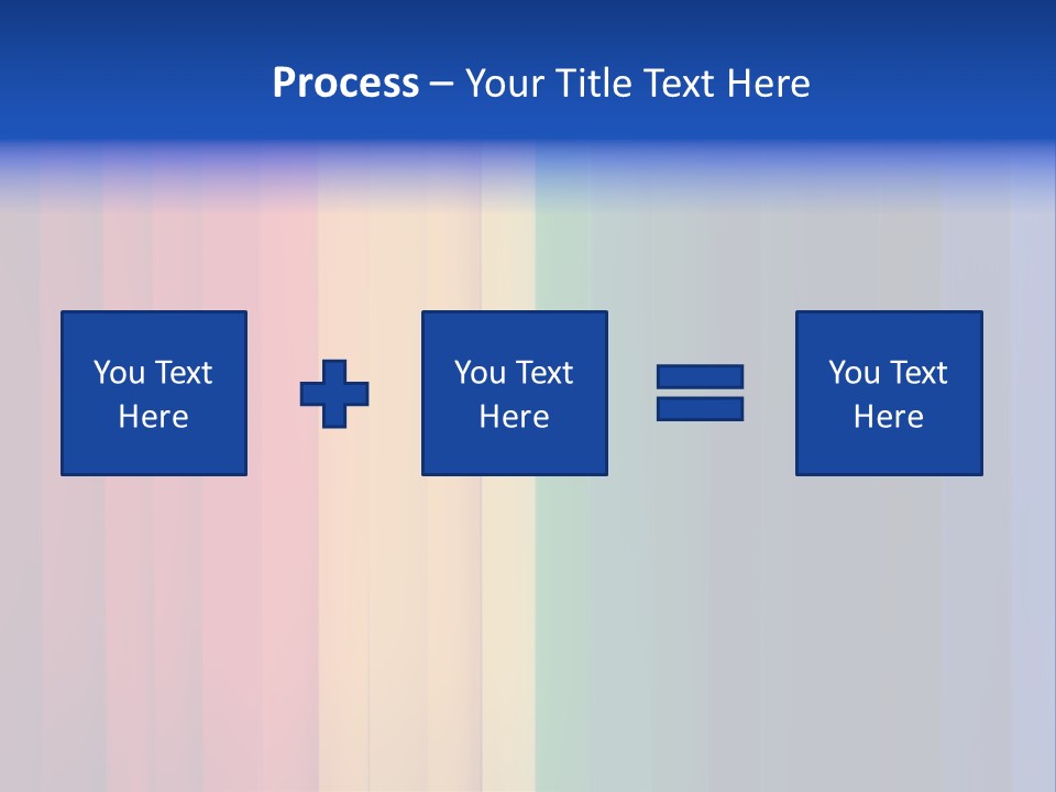 Row Stripes Abstract PowerPoint Template