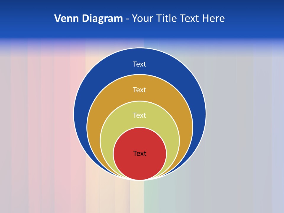Row Stripes Abstract PowerPoint Template