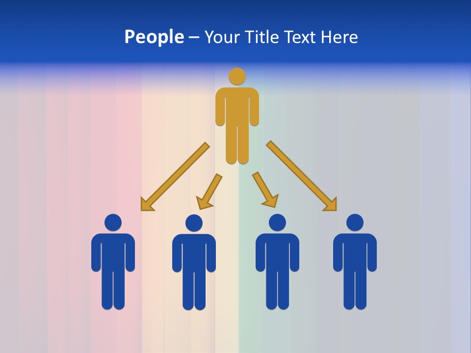 Row Stripes Abstract PowerPoint Template