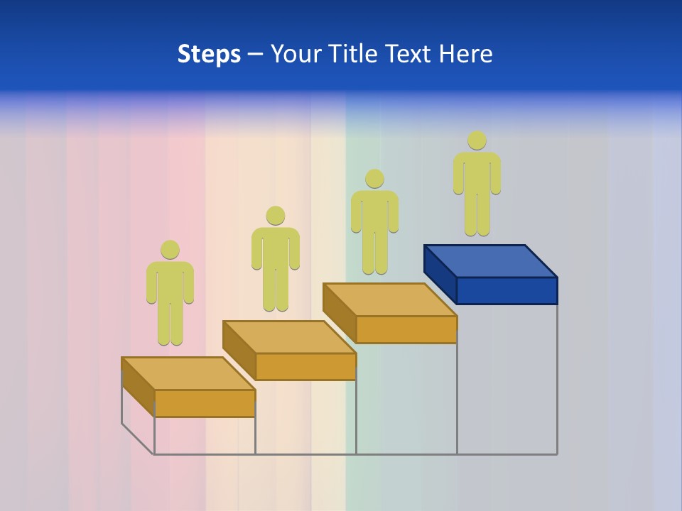 Row Stripes Abstract PowerPoint Template