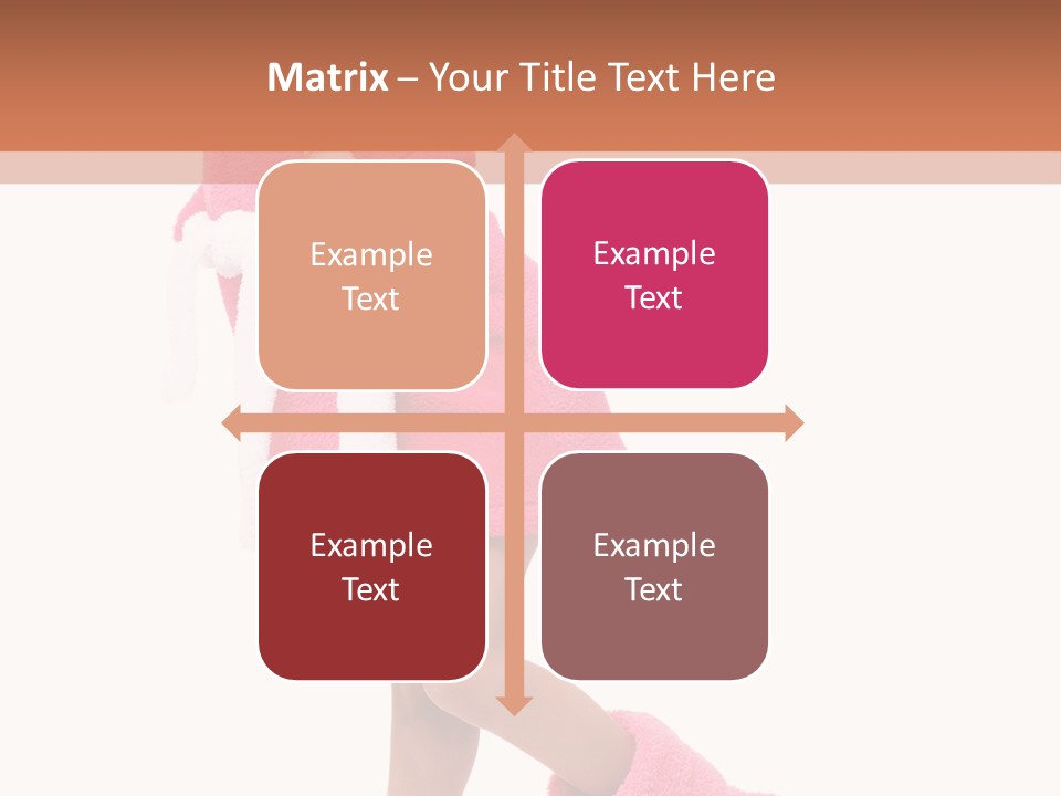 Smile Human Hair PowerPoint Template