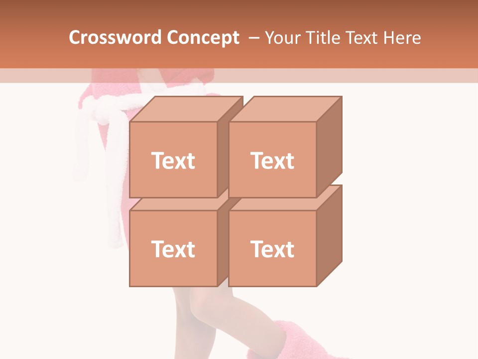 Smile Human Hair PowerPoint Template