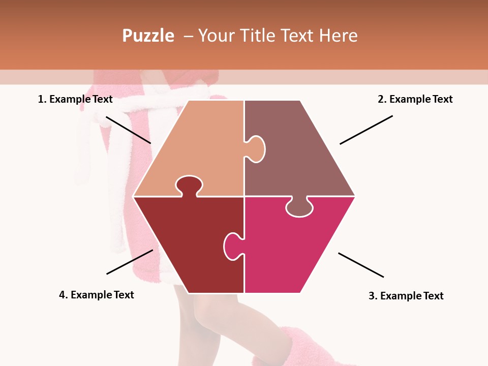 Smile Human Hair PowerPoint Template