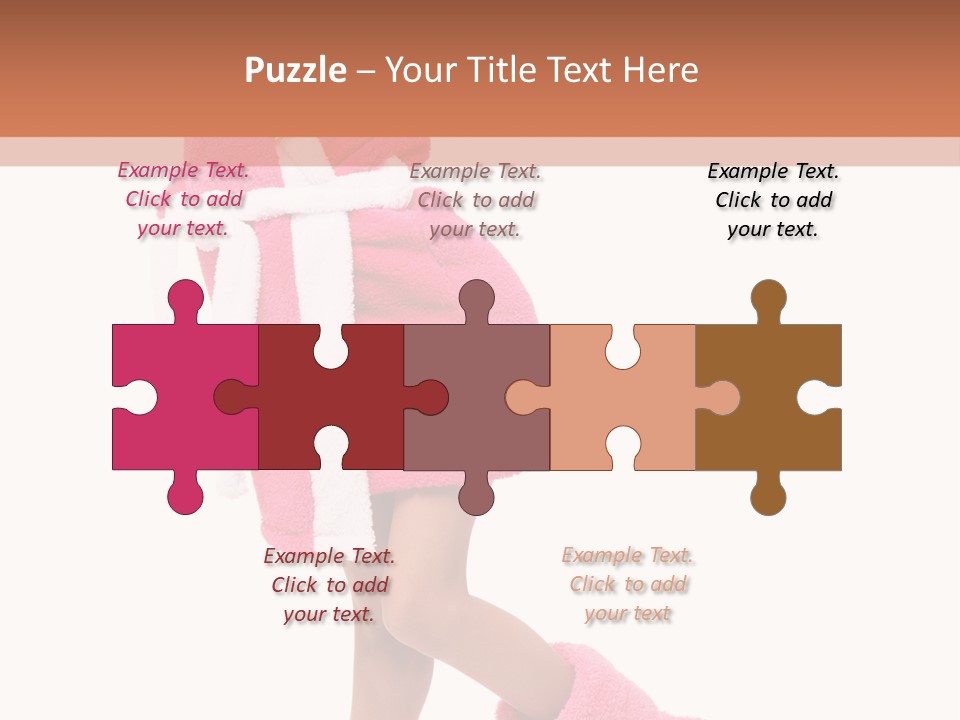 Smile Human Hair PowerPoint Template