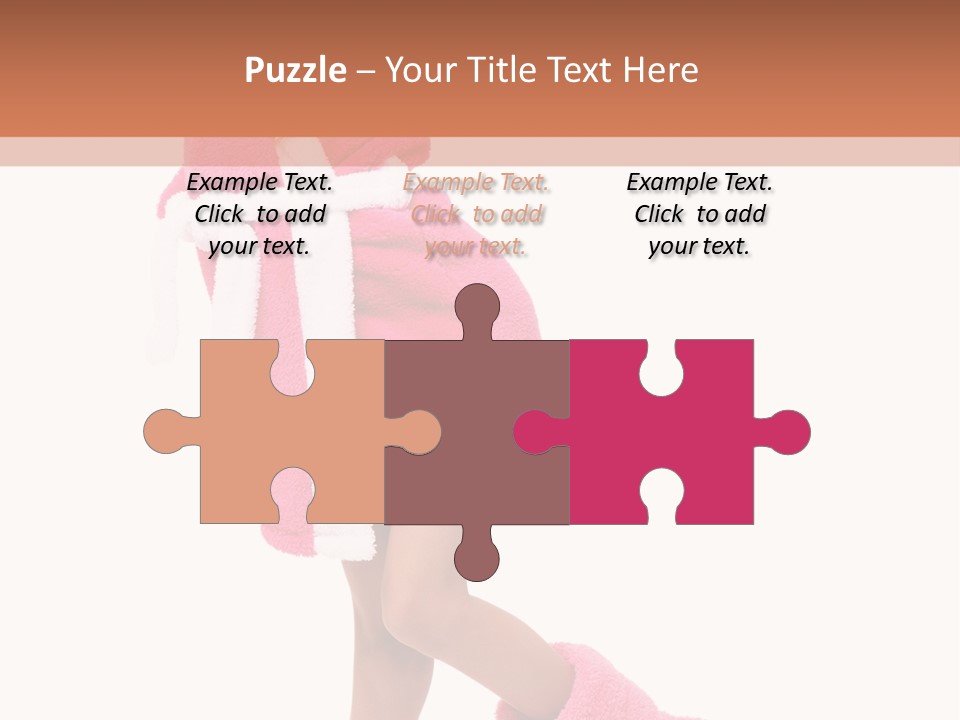 Smile Human Hair PowerPoint Template