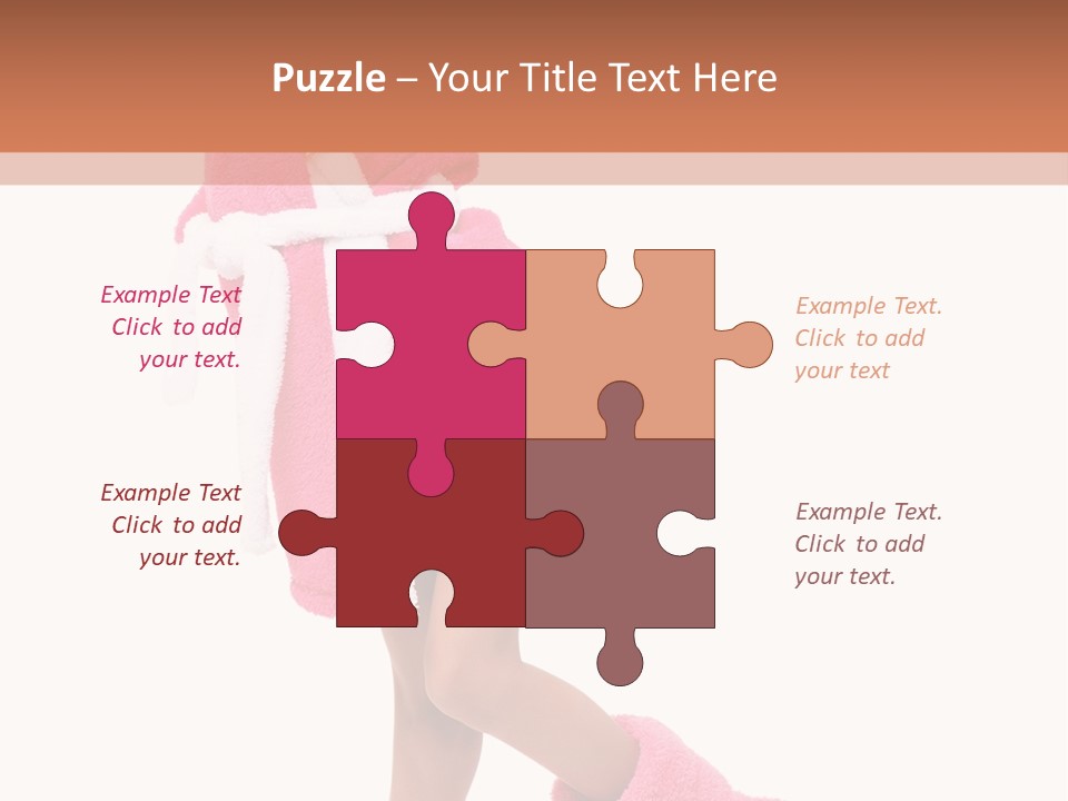 Smile Human Hair PowerPoint Template