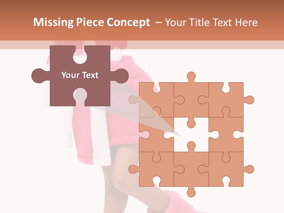 Smile Human Hair PowerPoint Template