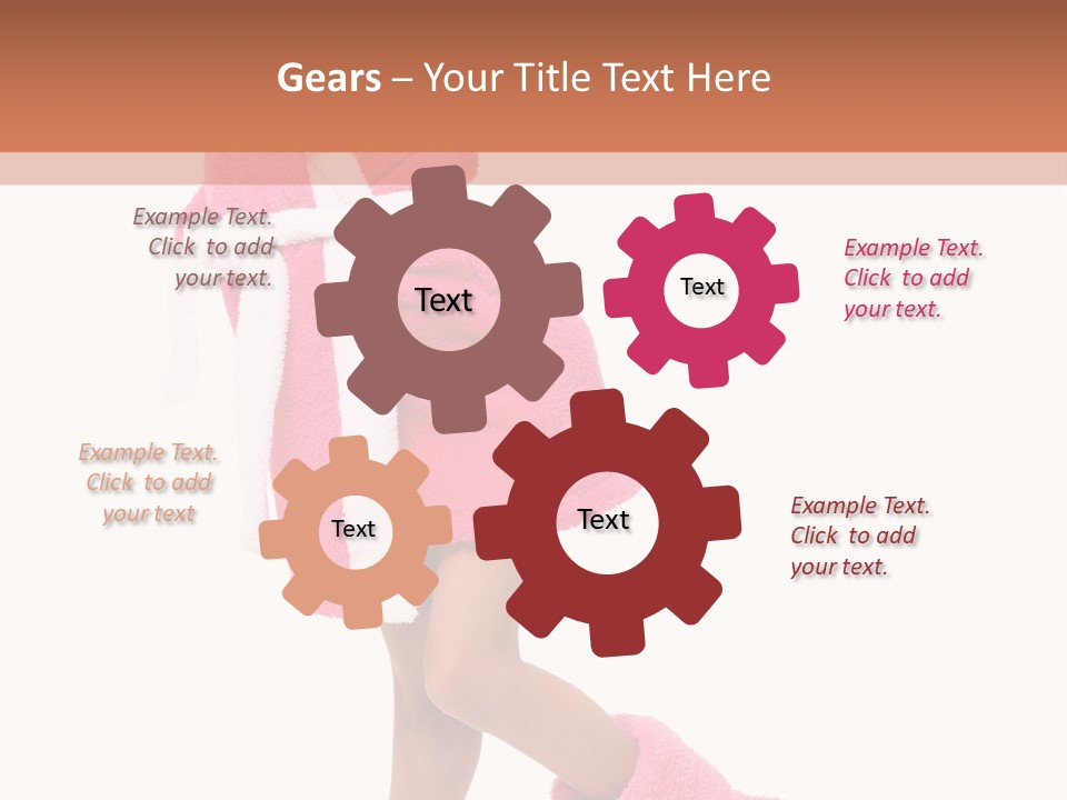 Smile Human Hair PowerPoint Template