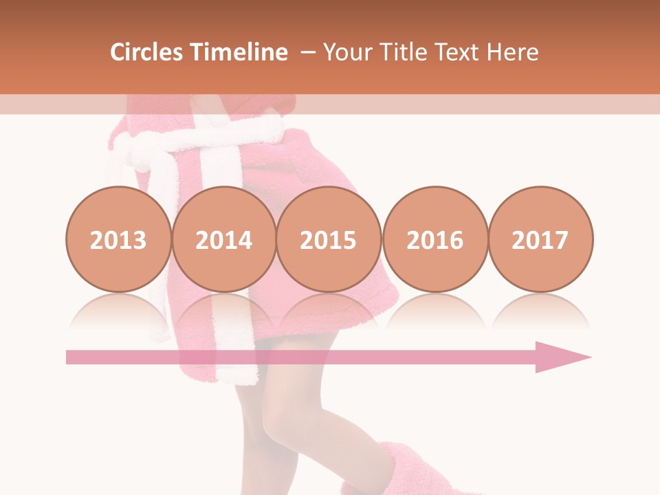 Smile Human Hair PowerPoint Template