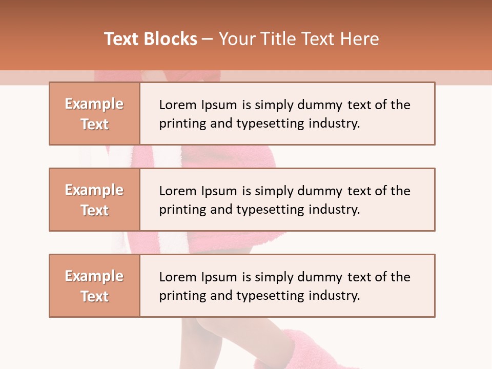 Smile Human Hair PowerPoint Template