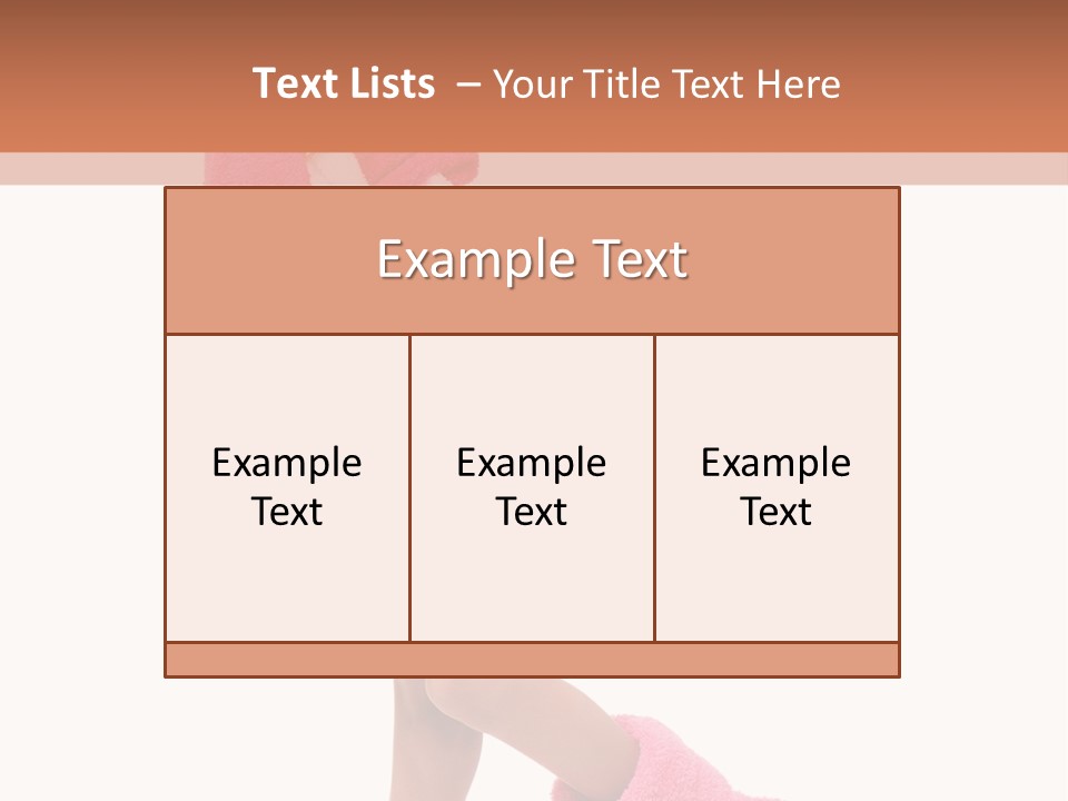Smile Human Hair PowerPoint Template