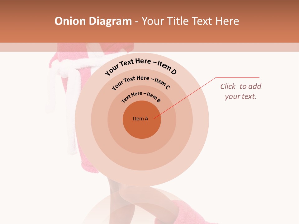Smile Human Hair PowerPoint Template