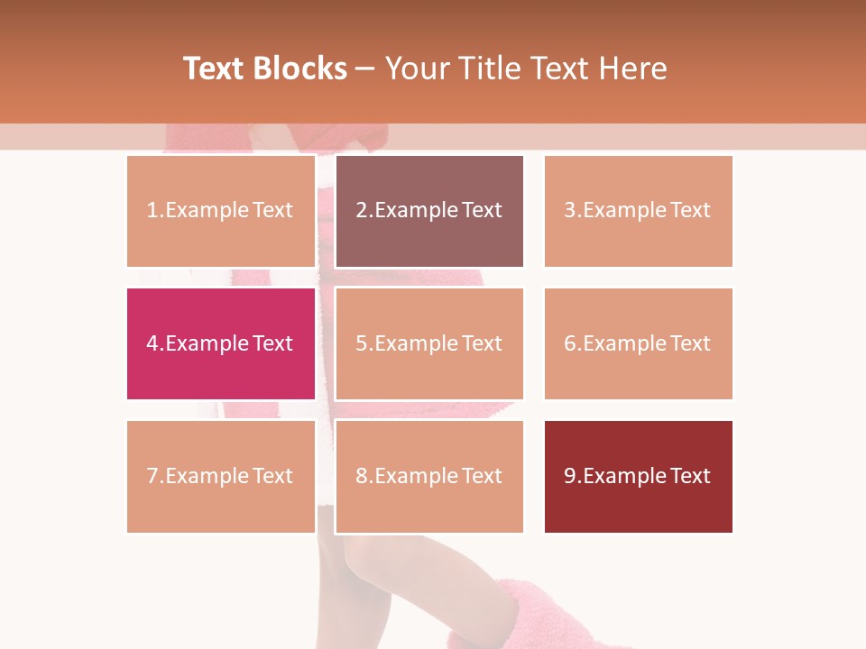 Smile Human Hair PowerPoint Template