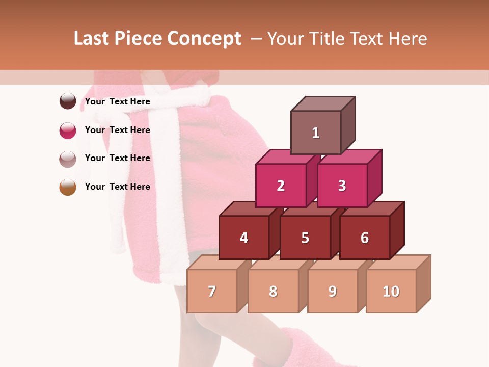 Smile Human Hair PowerPoint Template