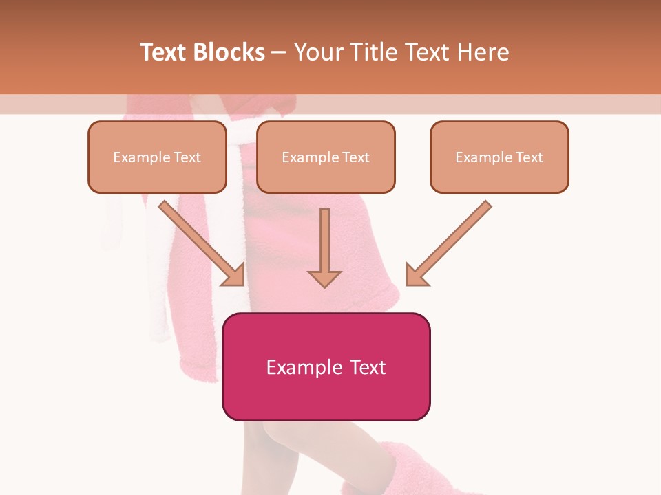 Smile Human Hair PowerPoint Template