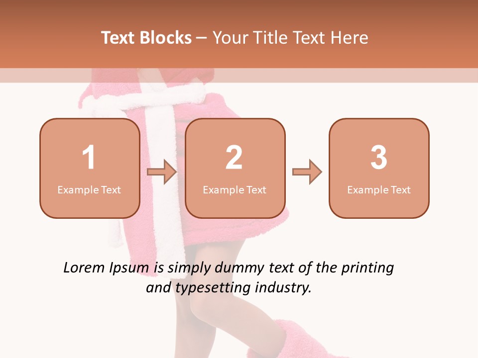 Smile Human Hair PowerPoint Template