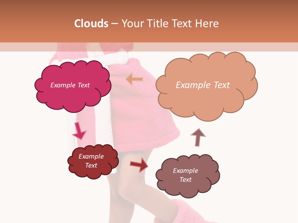 Smile Human Hair PowerPoint Template