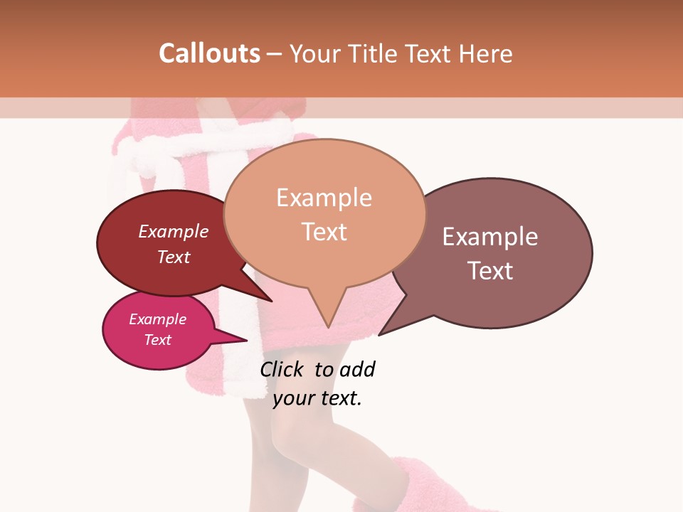 Smile Human Hair PowerPoint Template