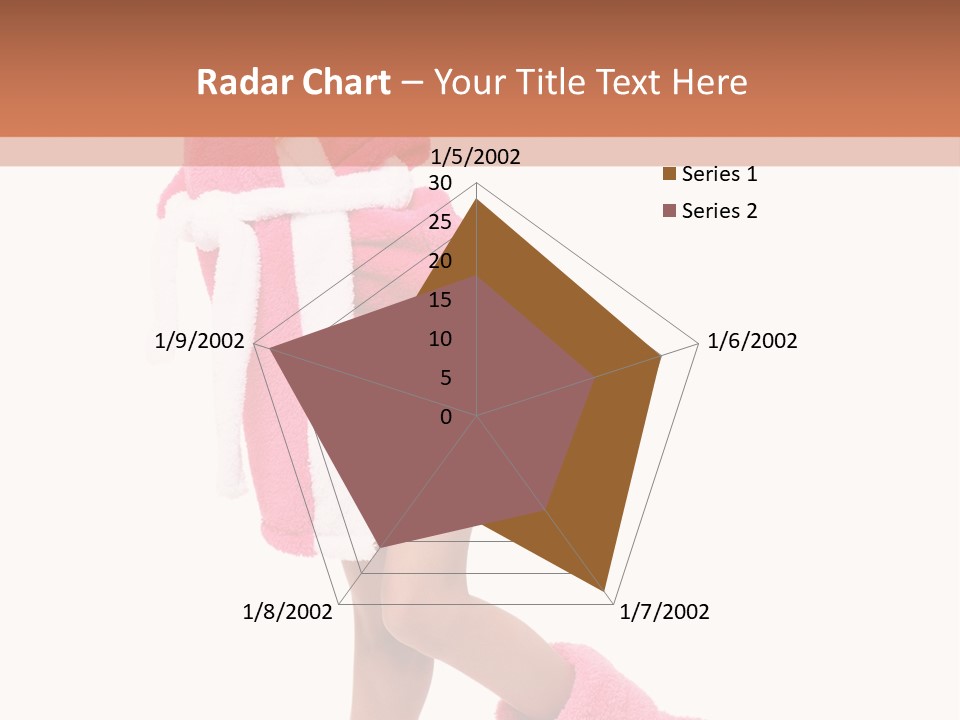 Smile Human Hair PowerPoint Template