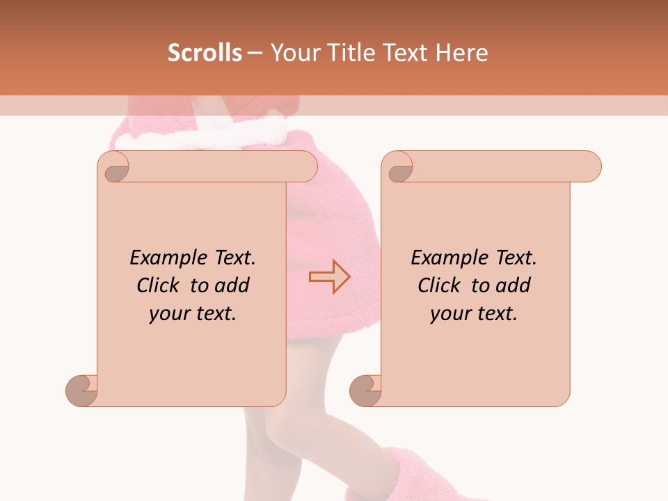 Smile Human Hair PowerPoint Template