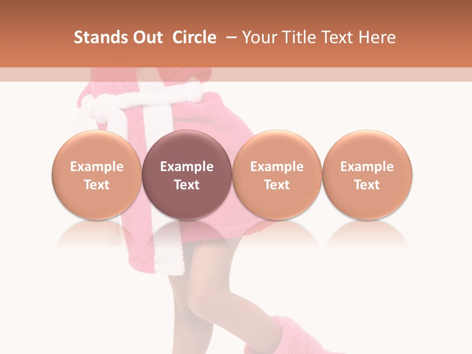 Smile Human Hair PowerPoint Template