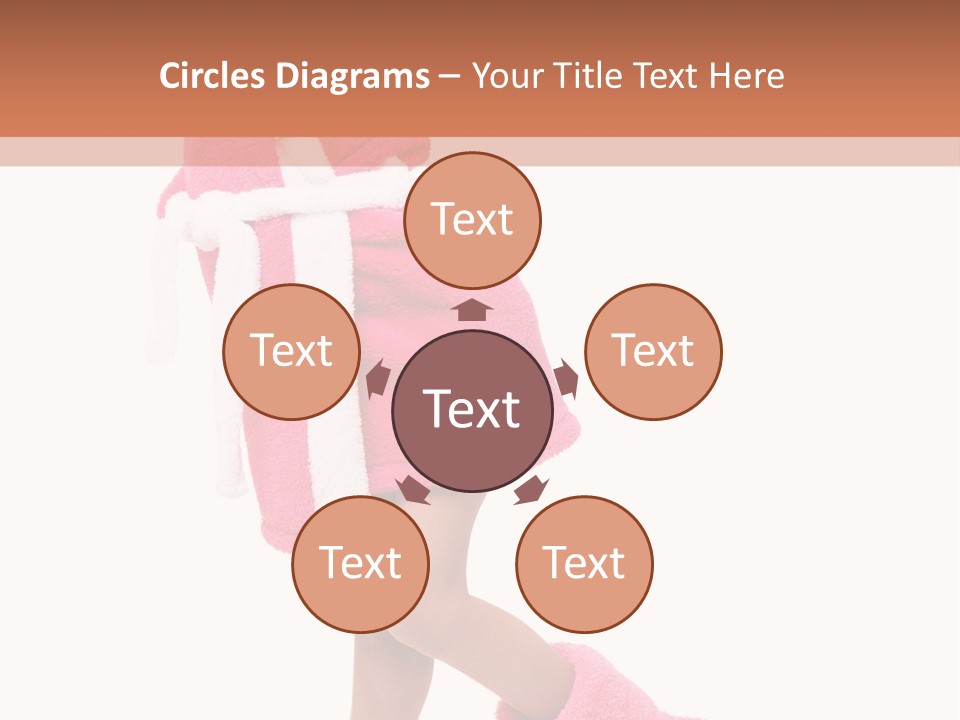 Smile Human Hair PowerPoint Template