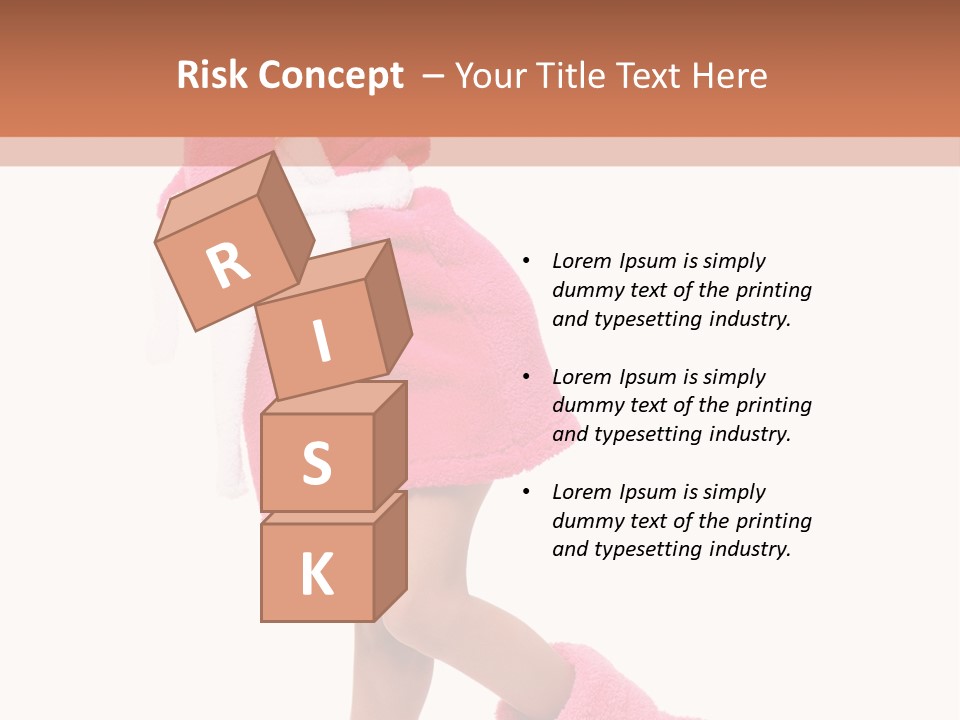 Smile Human Hair PowerPoint Template