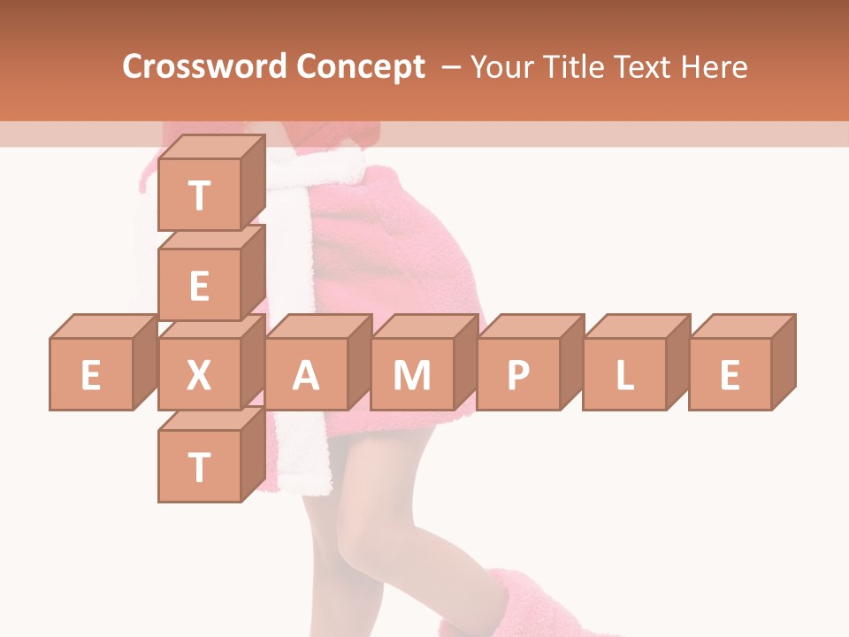 Smile Human Hair PowerPoint Template