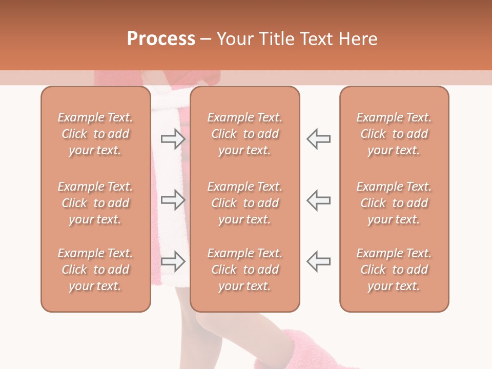 Smile Human Hair PowerPoint Template