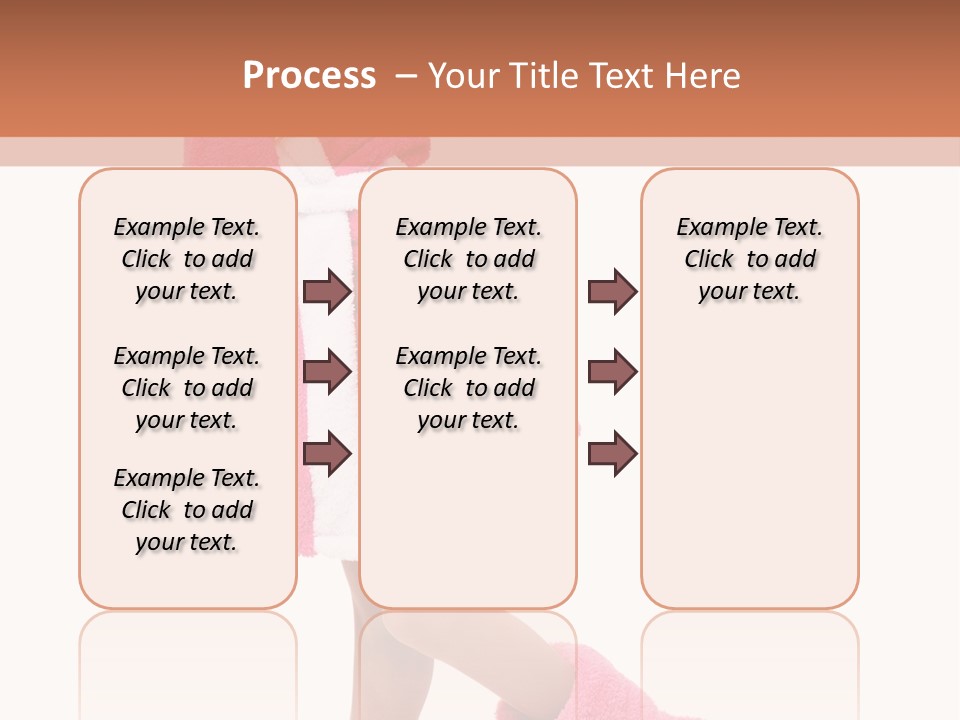 Smile Human Hair PowerPoint Template