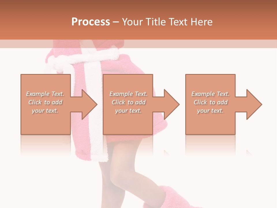 Smile Human Hair PowerPoint Template