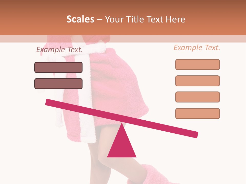 Smile Human Hair PowerPoint Template