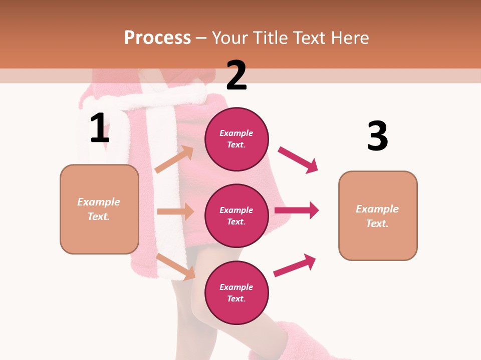 Smile Human Hair PowerPoint Template
