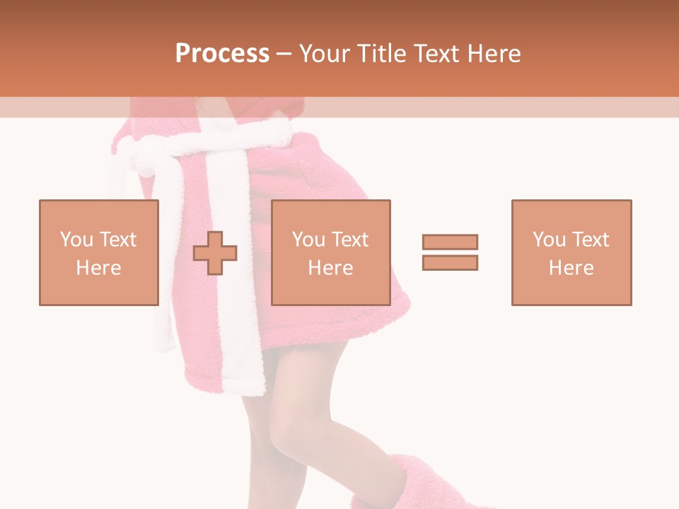 Smile Human Hair PowerPoint Template