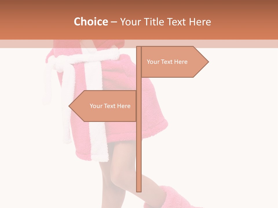 Smile Human Hair PowerPoint Template