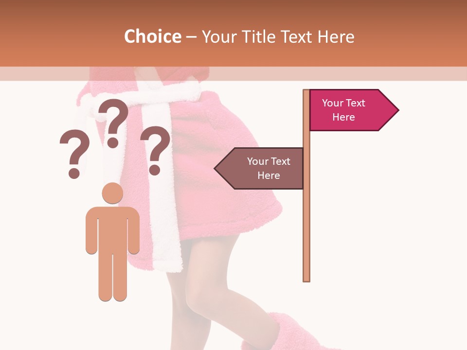 Smile Human Hair PowerPoint Template