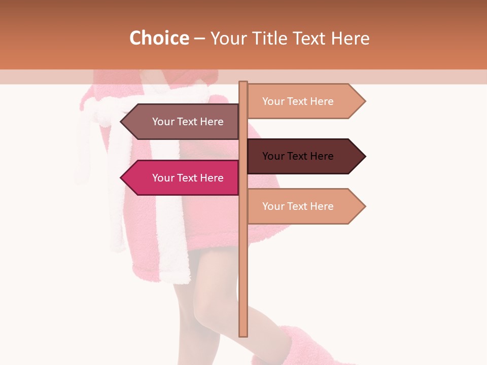 Smile Human Hair PowerPoint Template