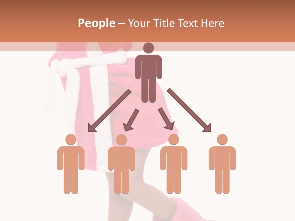 Smile Human Hair PowerPoint Template