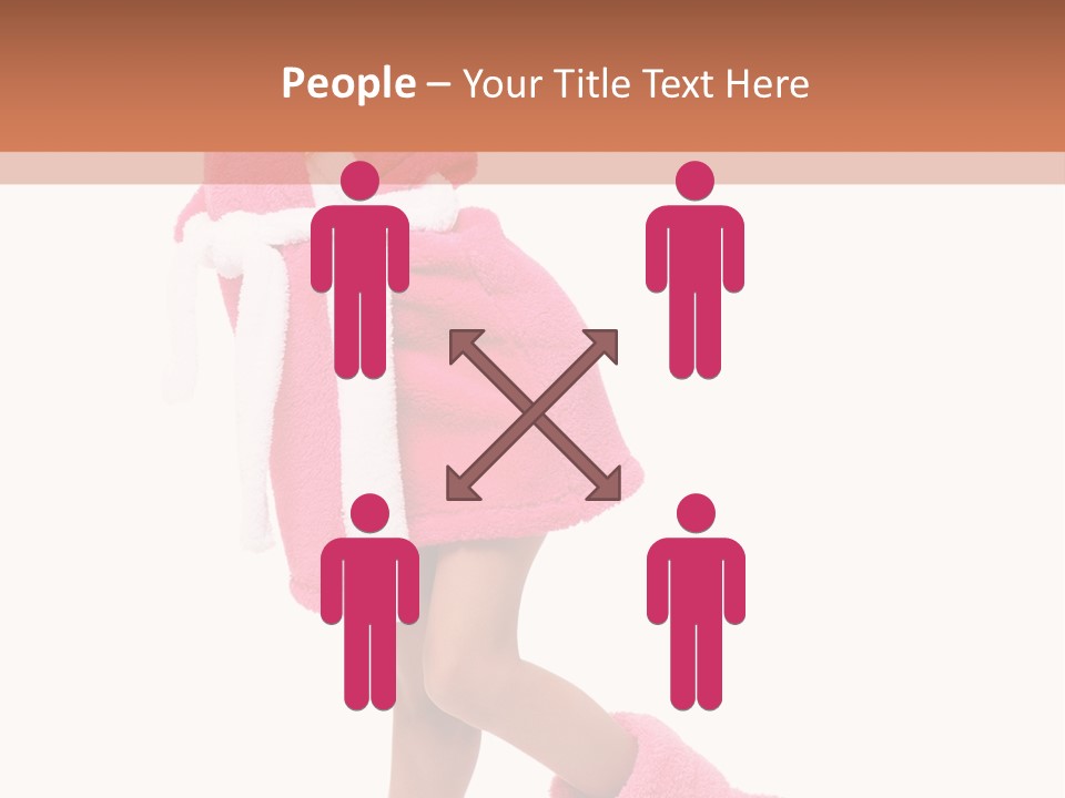 Smile Human Hair PowerPoint Template