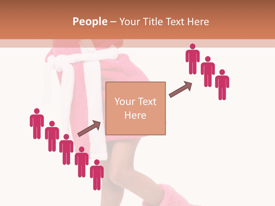 Smile Human Hair PowerPoint Template