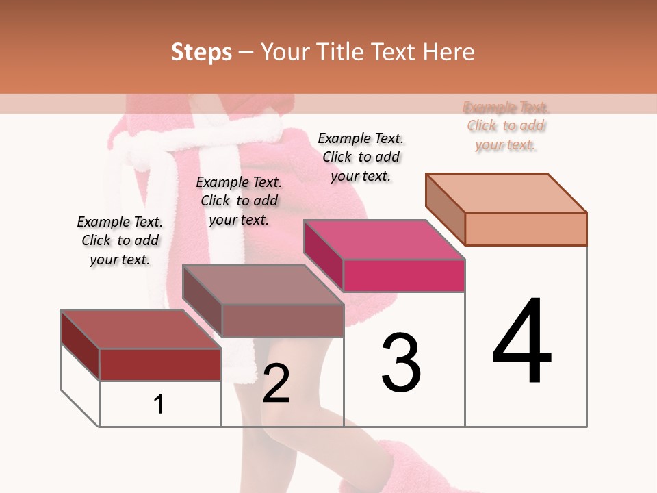 Smile Human Hair PowerPoint Template