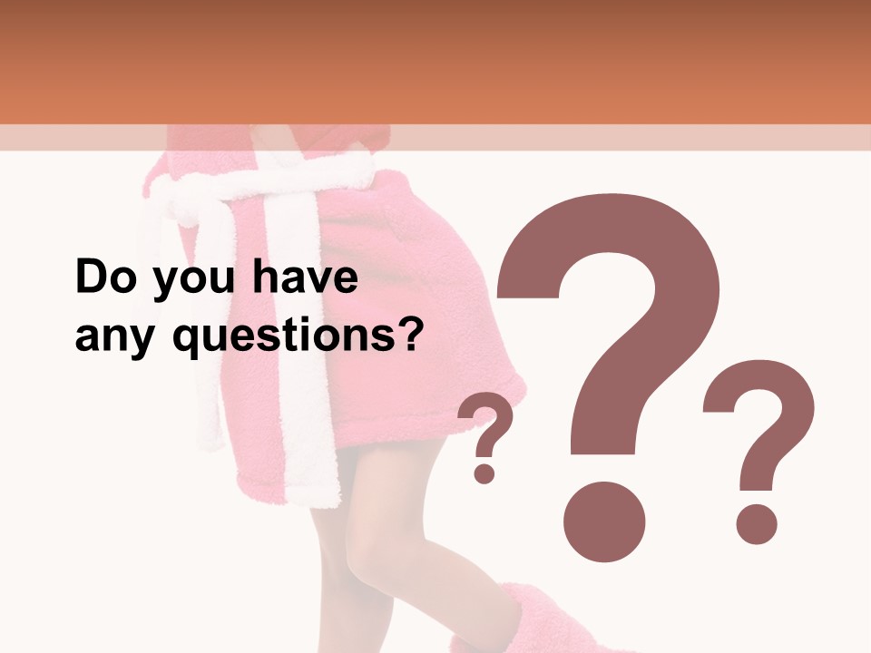 Smile Human Hair PowerPoint Template