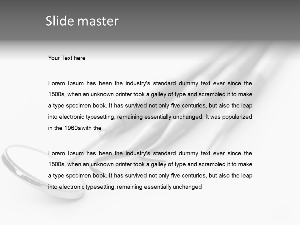 Press Medical Treatment PowerPoint Template