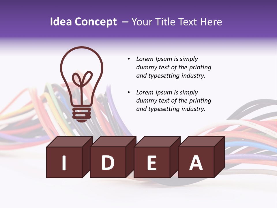 Idea White Network PowerPoint Template