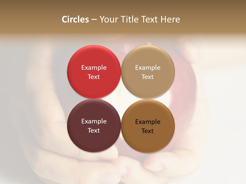 Food Fruit Card PowerPoint Template