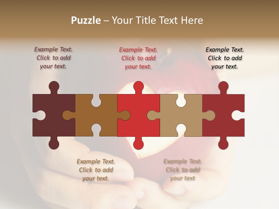 Food Fruit Card PowerPoint Template