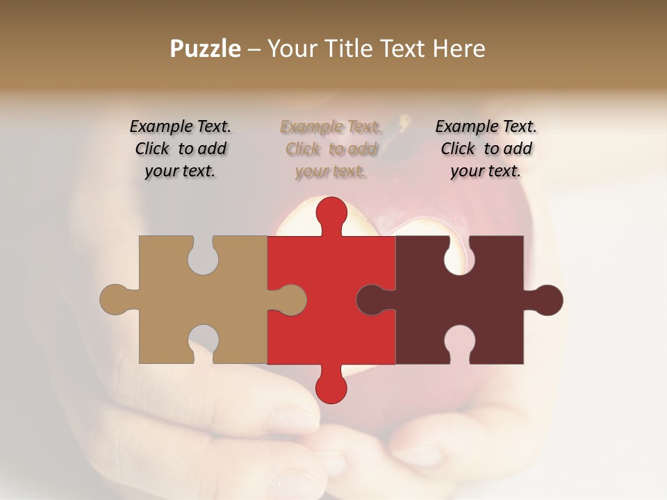 Food Fruit Card PowerPoint Template