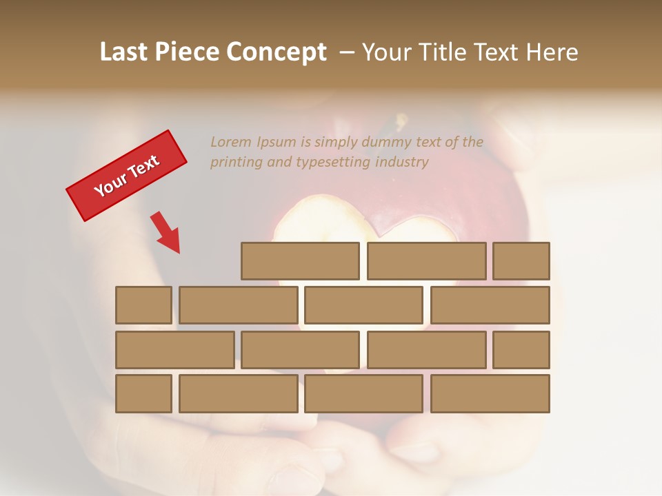 Food Fruit Card PowerPoint Template